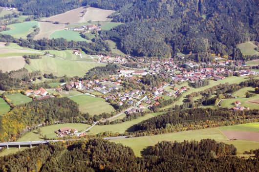 Lage FerienwohnungenProbst in Landorf, Bayerischer Wald